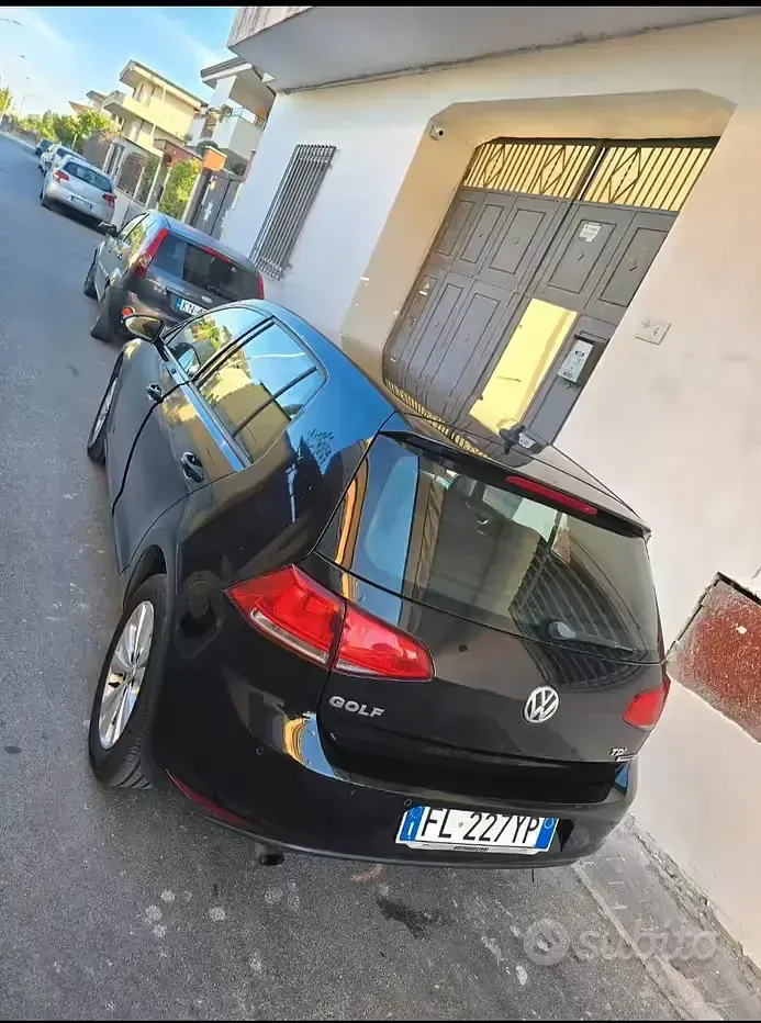 Usata VW Golf VII 105 CV (77 kW) 2018 Nero Berlina