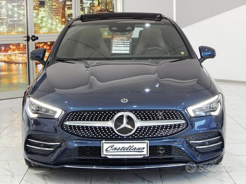 Usata Mercedes CLA180 Premium 116 CV (85 kW) 2020 Blu Berlina