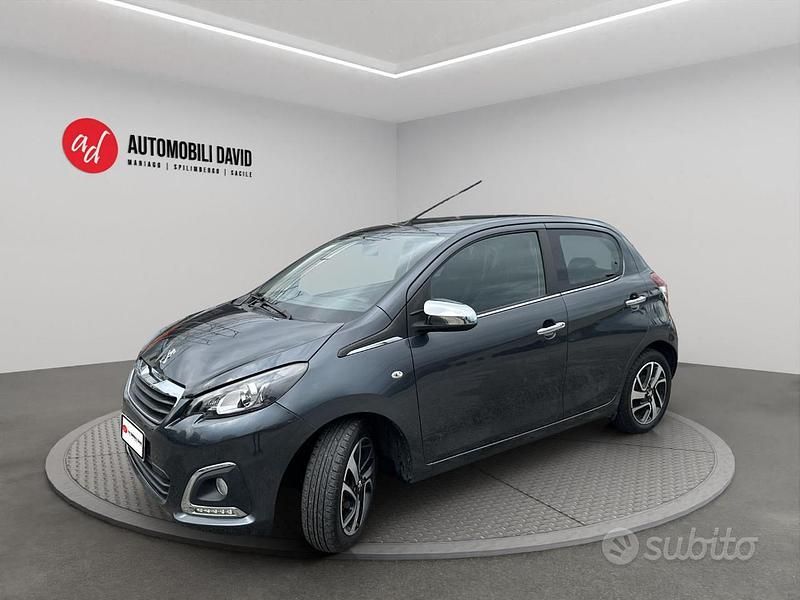 Usata Peugeot 108 Active 82 CV (60 kW) 2016 Grigio Utilitaria