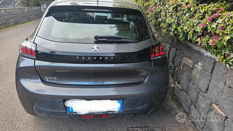 Usata Peugeot 208 Active 75 CV (55 kW) 2022 Grigio Utilitaria