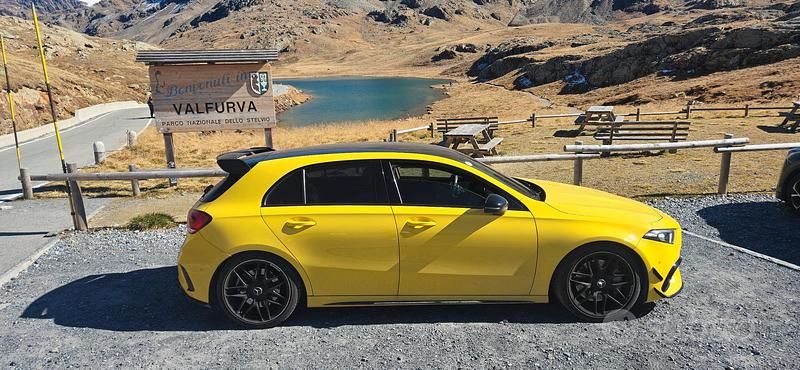 Usata Mercedes A45 AMG AMG 387 CV (284 kW) 2020 Giallo Berlina