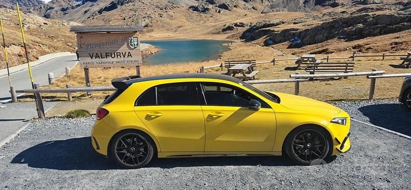 Usata Mercedes A45 AMG AMG 387 CV (284 kW) 2020 Giallo Berlina