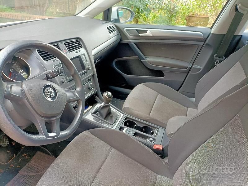 Usata VW Golf VII 90 CV (66 kW) 2016 Bianco Berlina