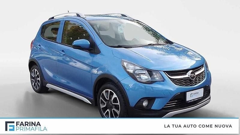 Usata Opel Karl Rocks 75 CV (55 kW) 2018 Azzurro Utilitaria