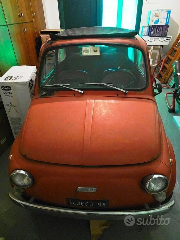 Usata Fiat Cinquecento 1970 Rosso Utilitaria