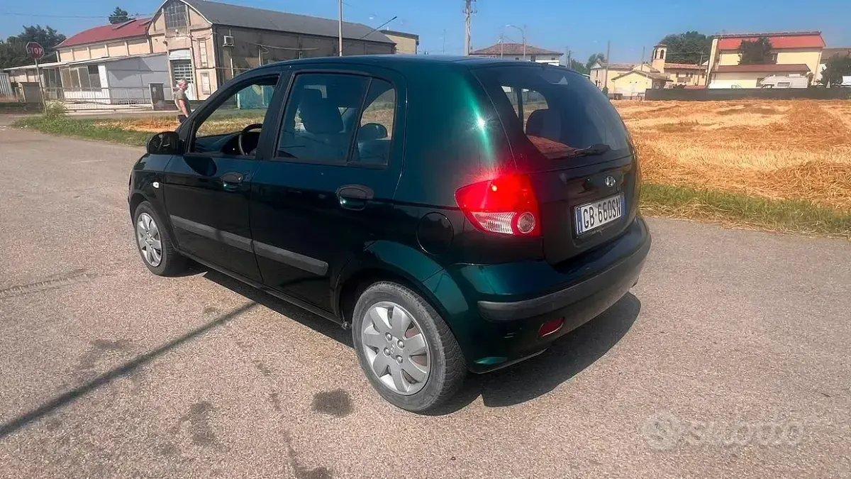 Usata Hyundai Getz 63 CV (46 kW) 2003 Verde Utilitaria
