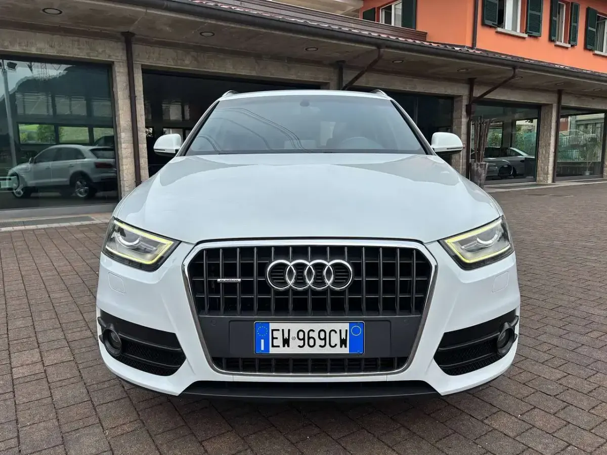 Usata Audi Q3 S-Line 177 CV (130 kW) 2014 Bianco SUV