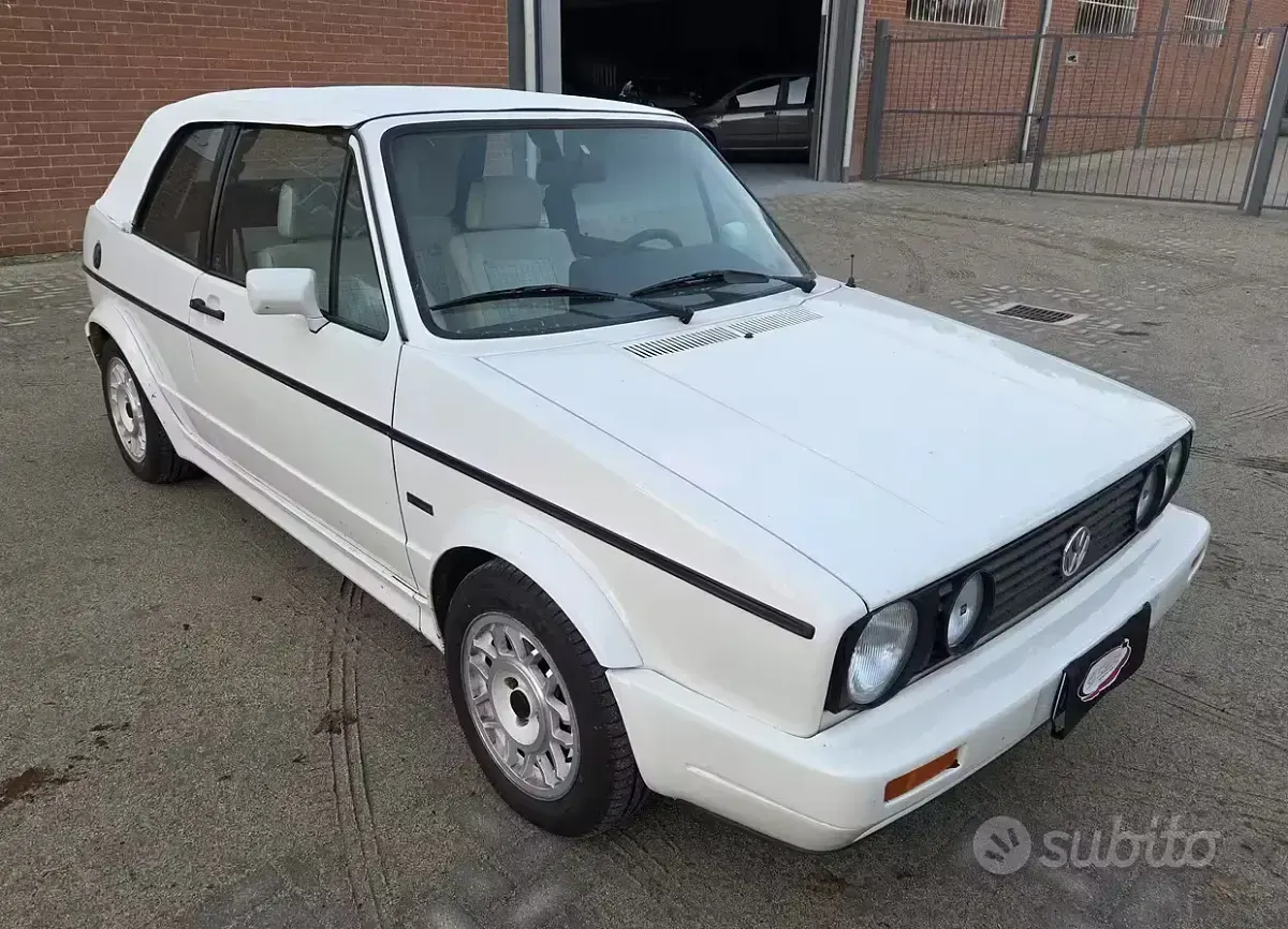 Usata VW Golf II Karmann 110 CV (80 kW) 1989 Bianco Utilitaria