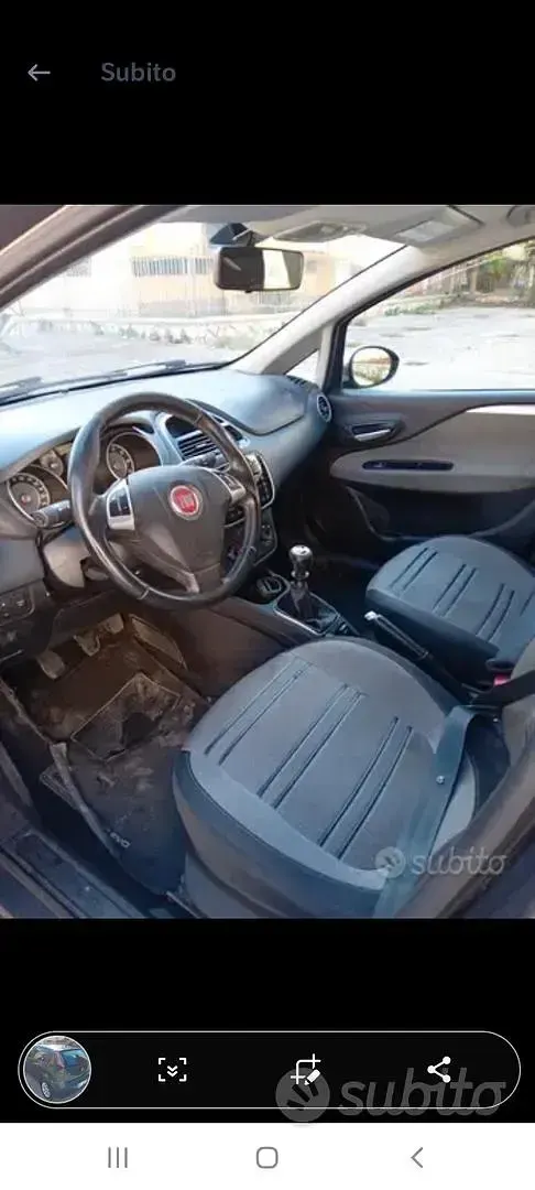 Usata Fiat Punto Evo 65 CV (47 kW) 2010 Nero Utilitaria