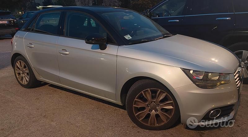 Usata Audi A1 Sportback 92 CV (67 kW) 2012 Grigio Utilitaria