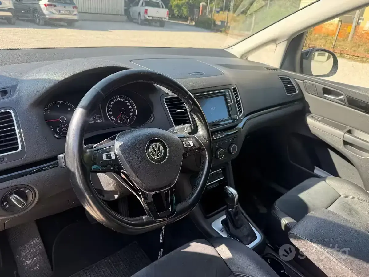 Usata VW Sharan Highline 150 CV (110 kW) 2018 Nero Monovolume