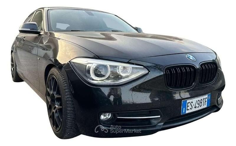Usata BMW 118 Sport Line 143 CV (105 kW) 2013 Nero Utilitaria