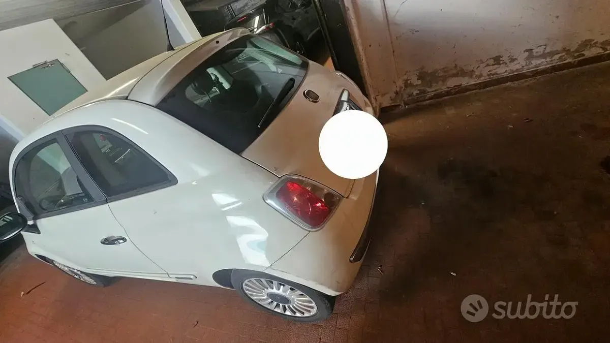 Usata Fiat 500 75 CV (55 kW) 2008 Bianco Berlina