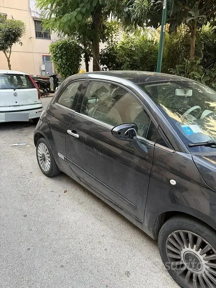 Usata Fiat 500 60 CV (44 kW) 2011 Nero Berlina
