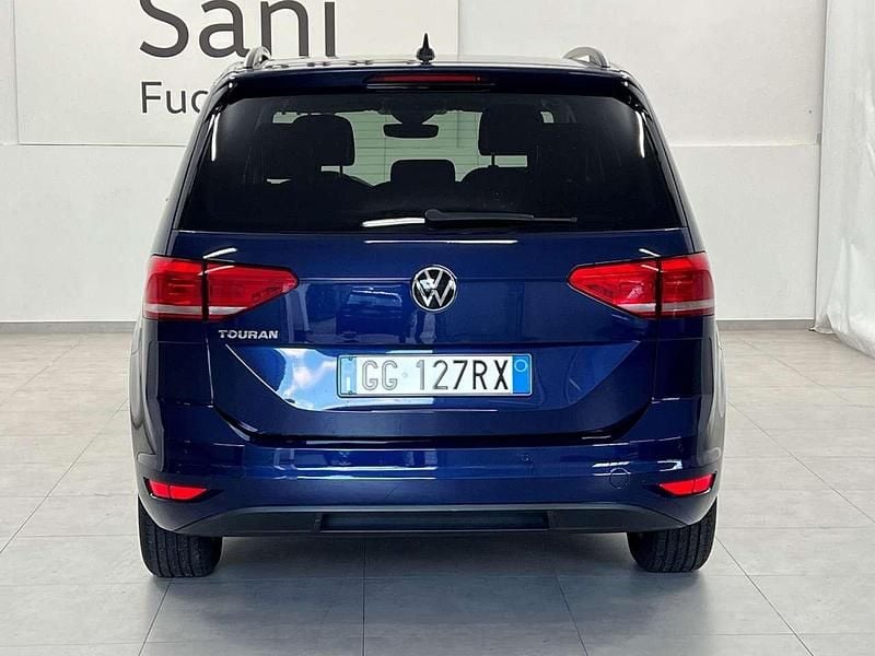 Usata VW Touran Business 122 CV (89 kW) 2021 Blu Monovolume