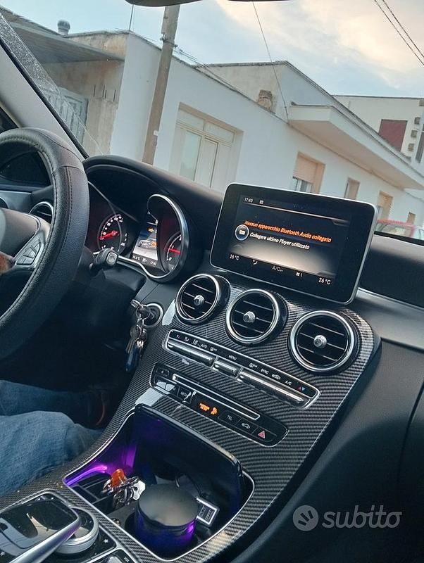 Usata Mercedes C220 170 CV (125 kW) 2014 Blu Berlina