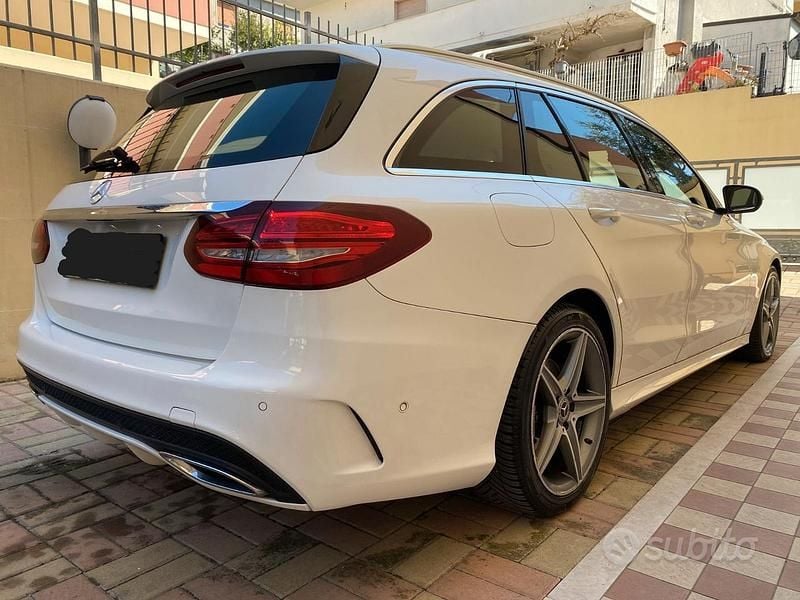 Usata Mercedes C200 Premium 136 CV (100 kW) 2017 Bianco Station wagon