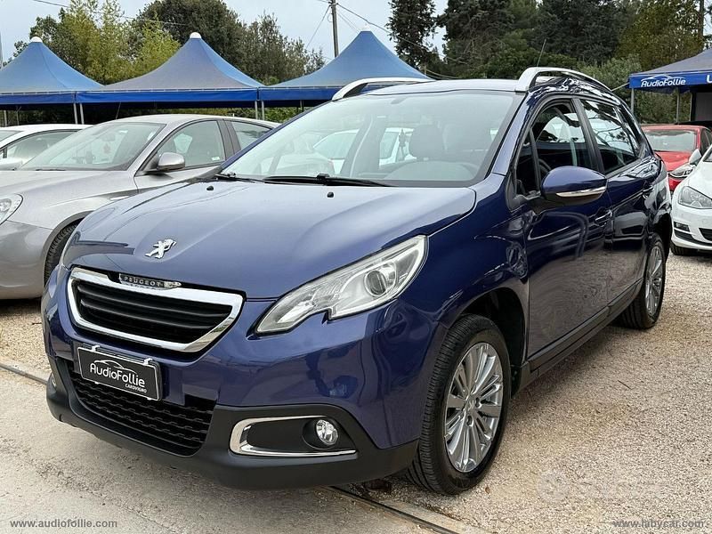 Usata Peugeot 2008 Active 92 CV (67 kW) 2014 Blu SUV