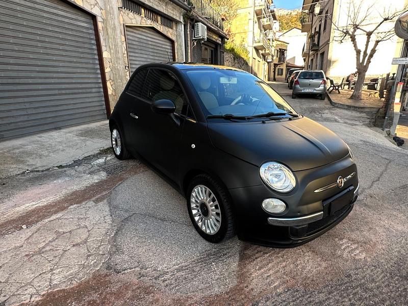 Usata Fiat 500 Lounge 69 CV (50 kW) 2011 Nero Utilitaria