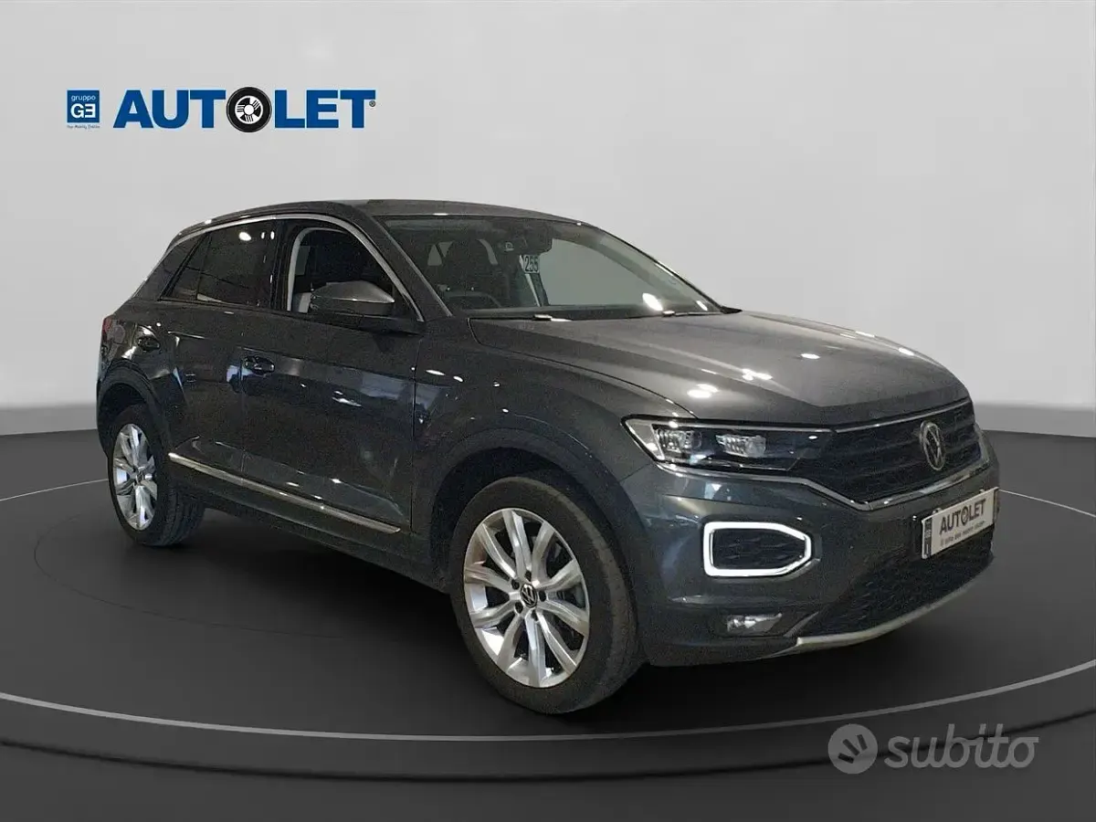 Usata VW T-Roc Advance 150 CV (110 kW) 2021 Grigio SUV