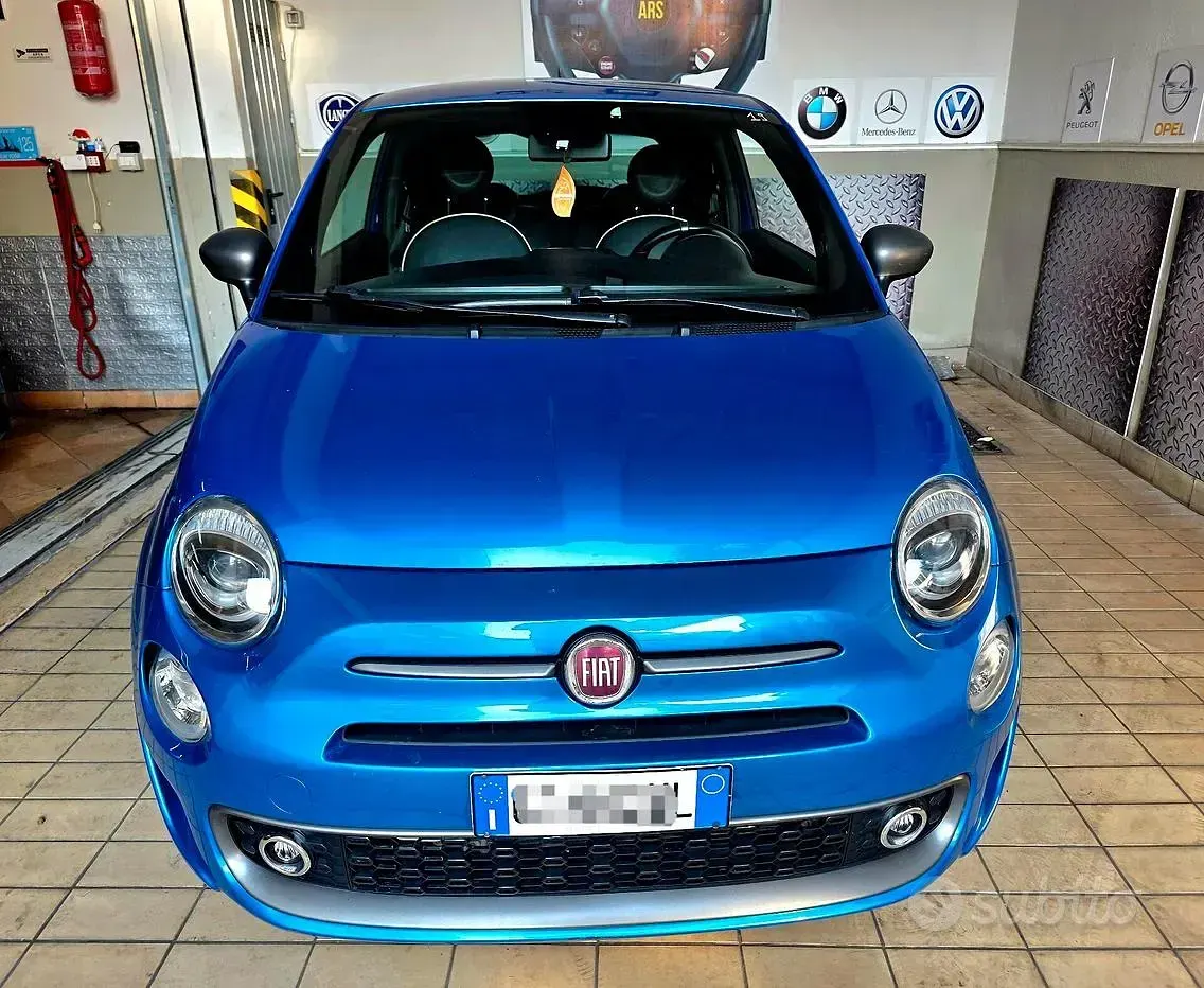 Usata Fiat 500 Sport 69 CV (50 kW) 2019 Bluazzurro Berlina