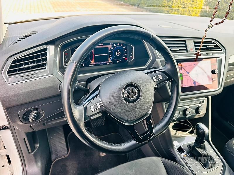 Usata VW Tiguan Allspace Advance 150 CV (110 kW) 2021 Bianco SUV
