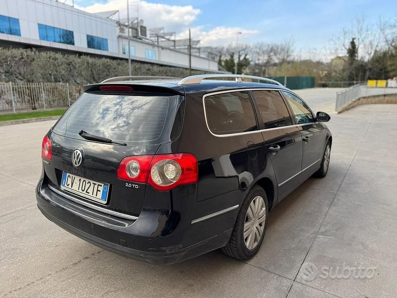 Usata VW Passat 140 CV (102 kW) 2007 Nero Station wagon