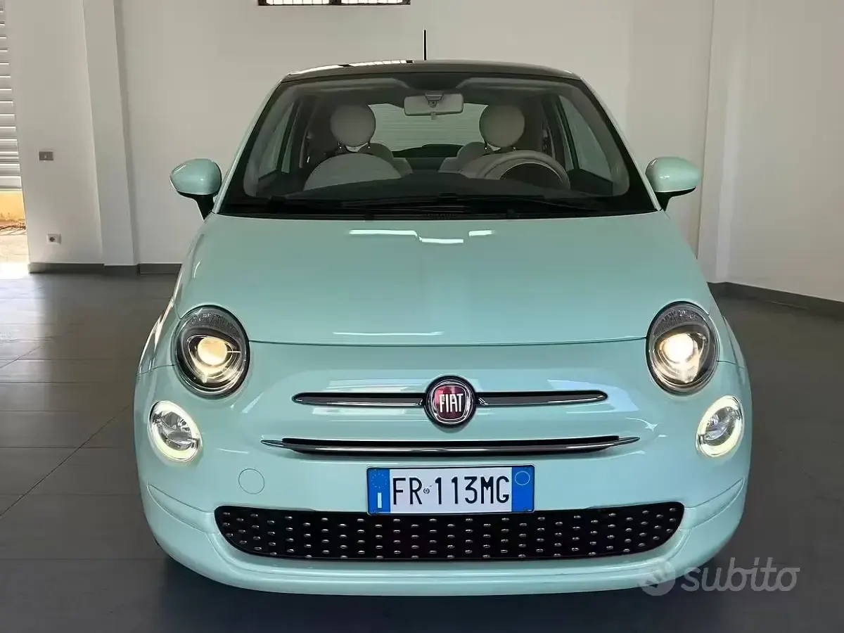 Usata Fiat 500 Lounge 69 CV (50 kW) 2018 Blu Berlina