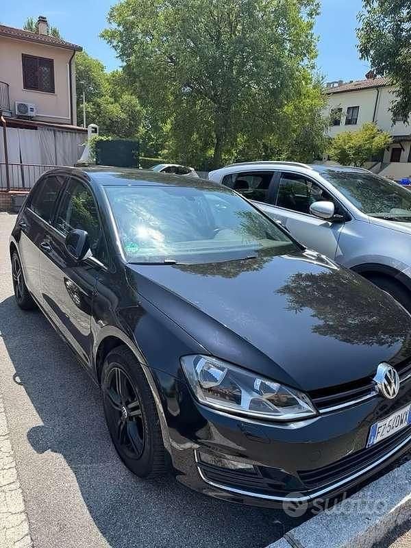 Usata VW Golf VII Highline 110 CV (80 kW) 2016 Nero Berlina