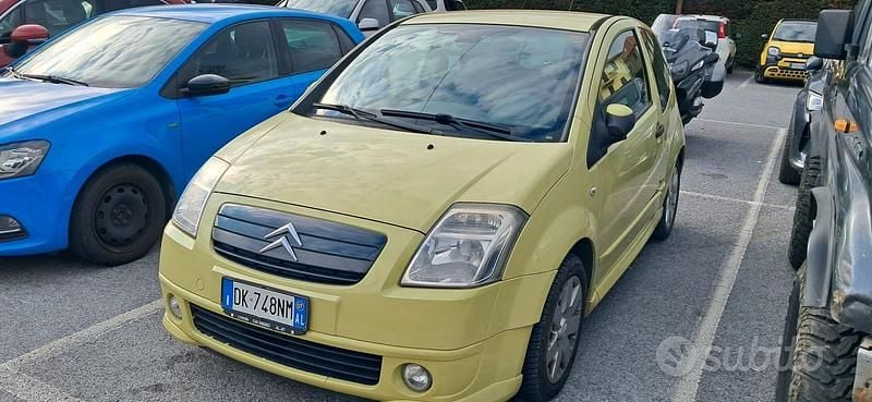 Usata Citroën C2 VTR Sport 70 CV (51 kW) 2007 Giallo Utilitaria
