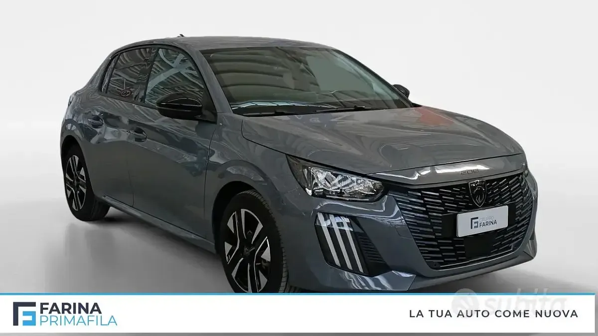 Usata Peugeot 208 Allure 101 CV (74 kW) 2025 Grigio Utilitaria