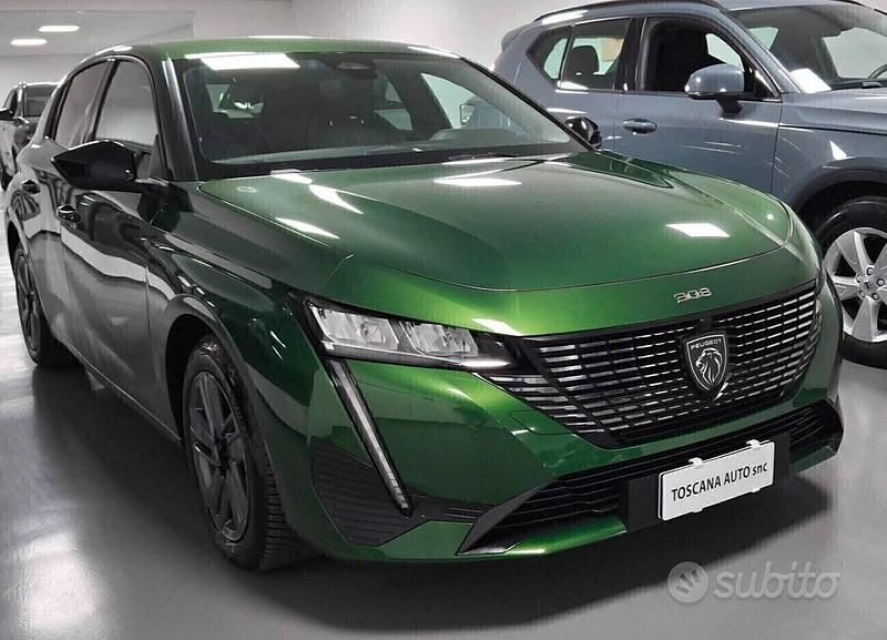 Usata Peugeot 308 Allure 130 CV (95 kW) 2025 Verde Berlina