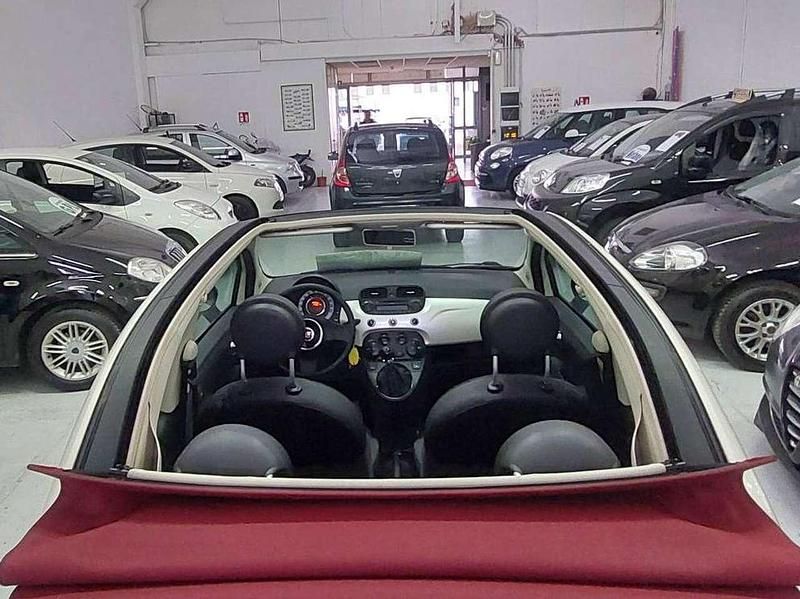 Usata Fiat 500C 69 CV (50 kW) 2012 Bianco Cabrio