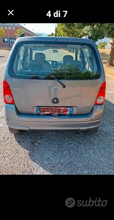 Usata Opel Agila 2004 Grigio Monovolume