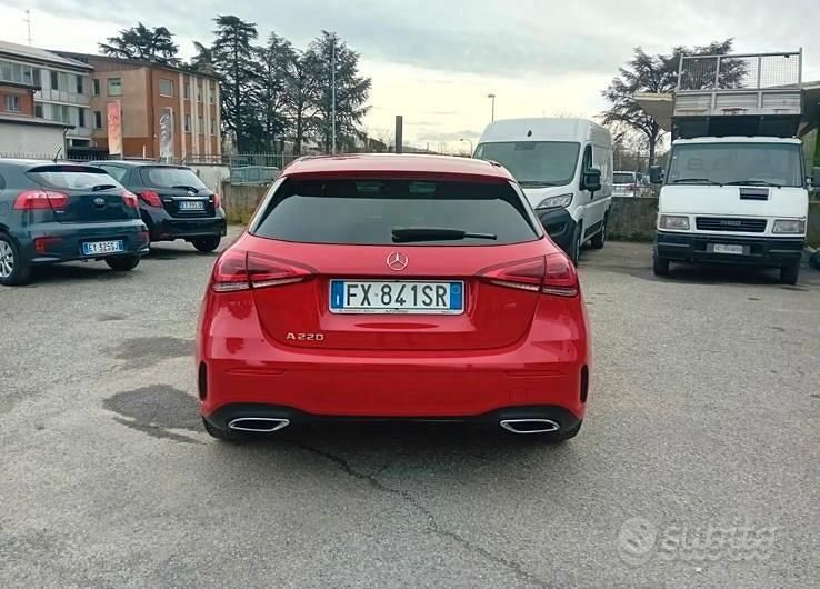 Usata Mercedes A220 Premium 190 CV (139 kW) 2019 Rosso Berlina