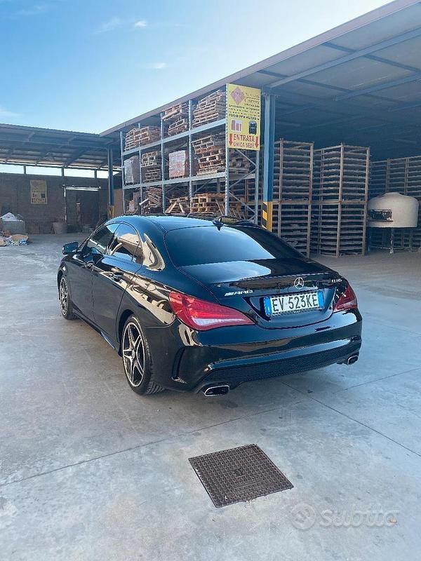 Usata Mercedes CLA220 170 CV (125 kW) 2013 Nero Berlina