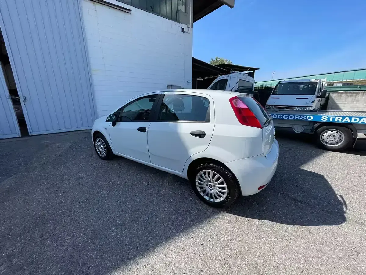 Usata Fiat Punto Young 75 CV (55 kW) 2014 Bianco Utilitaria