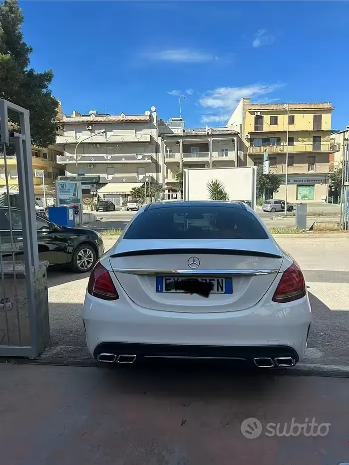 Usata Mercedes C250 204 CV (150 kW) 2015 Bianco Berlina