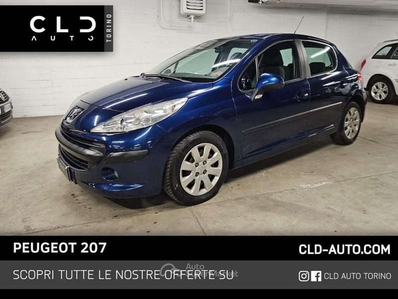 Usata Peugeot 207 90 CV (66 kW) 2008 Blu Berlina