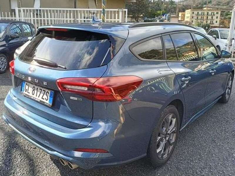 Usata Ford Focus ST-Line 125 CV (91 kW) 2022 Blu Station wagon