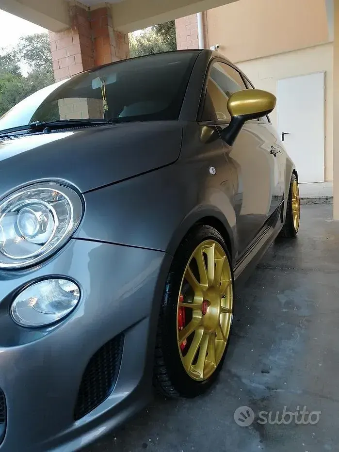 Usata Abarth 500C 145 CV (106 kW) 2011 Grigio Cabrio