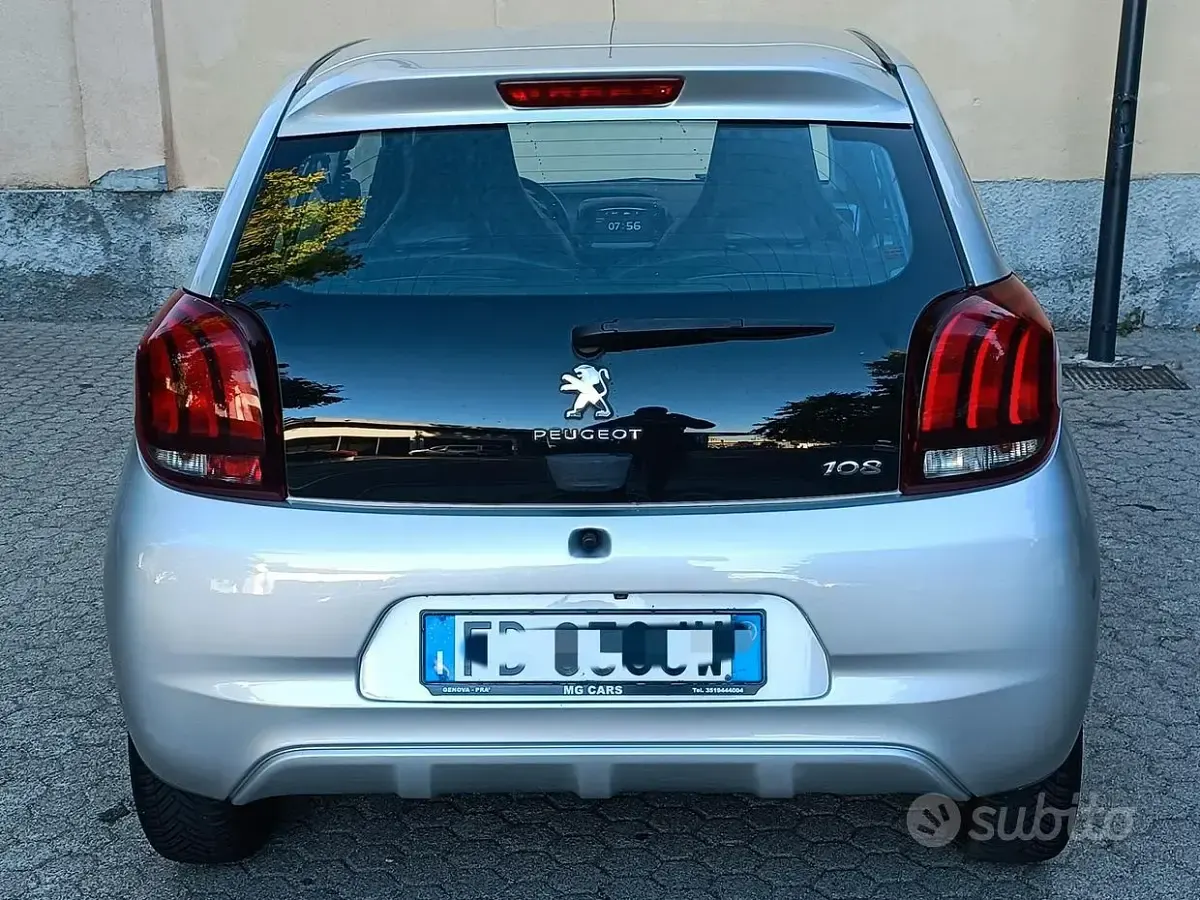 Usata Peugeot 108 Allure 82 CV (60 kW) 2016 Grigio Berlina
