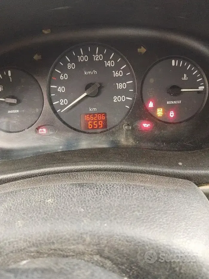 Usata Renault Kangoo 75 CV (55 kW) 2003 Grigio Monovolume