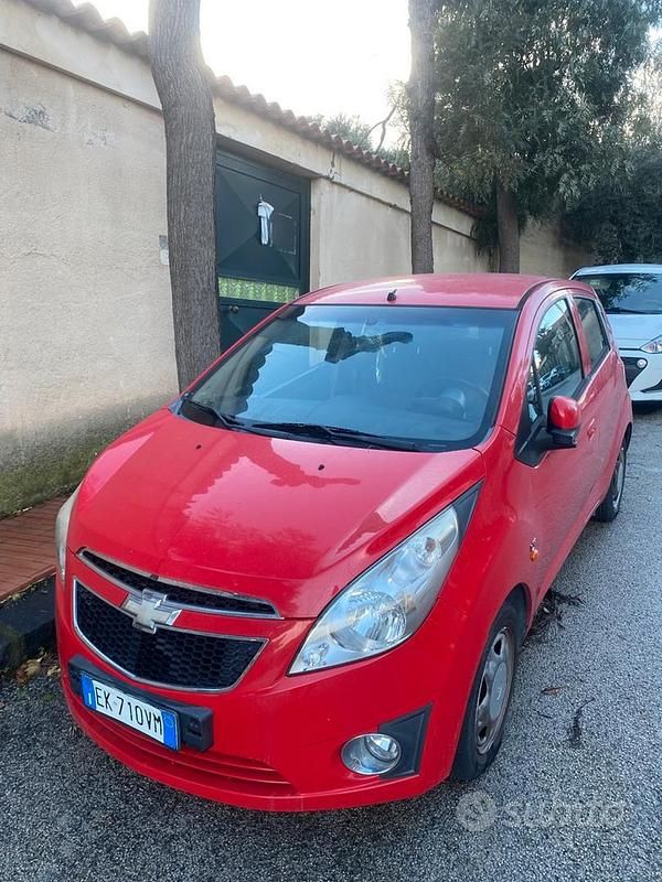 Usata Chevrolet Spark 2010 Rosso Utilitaria