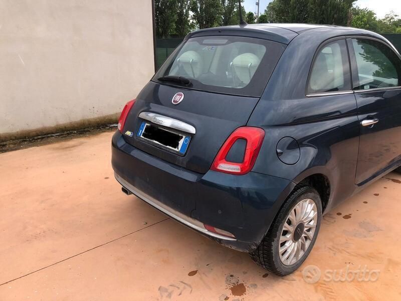 Usata Fiat 500 95 CV (69 kW) 2016 Blu Berlina