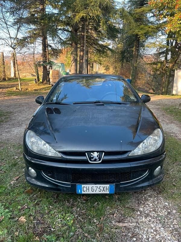 Usata Peugeot 206 2003 Nero Cabrio