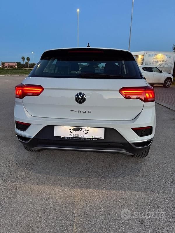 Usata VW T-Roc Advance 150 CV (110 kW) 2021 Bianco SUV