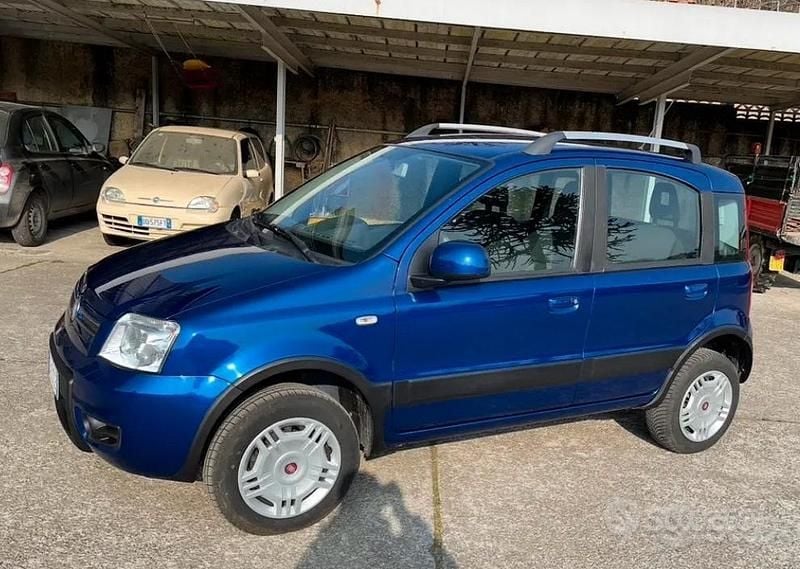 Usata Fiat Panda 4x4 Climbing 69 CV (50 kW) 2010 Blu Utilitaria