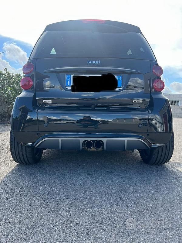 Usata Smart ForTwo Coupé Brabus 98 CV (72 kW) 2012 Nero Coupé