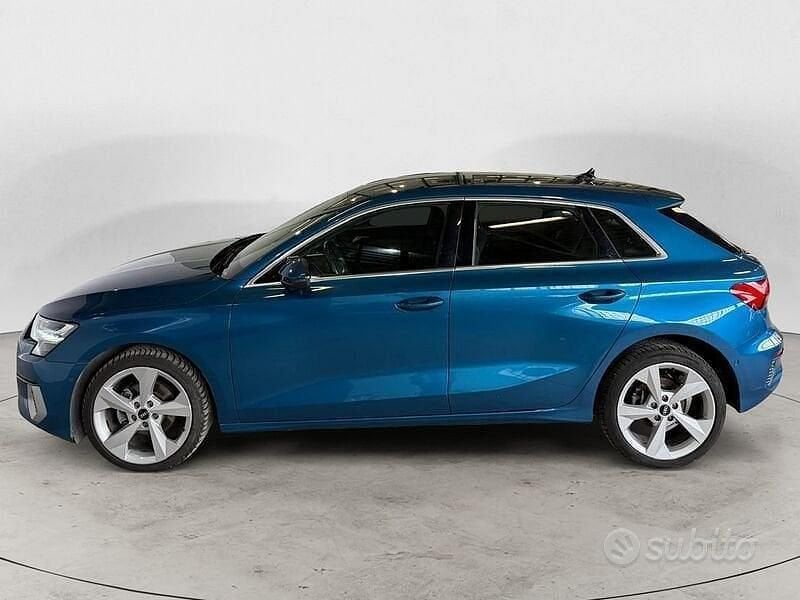 Usata Audi A3 Business 150 CV (110 kW) 2022 Blu Berlina